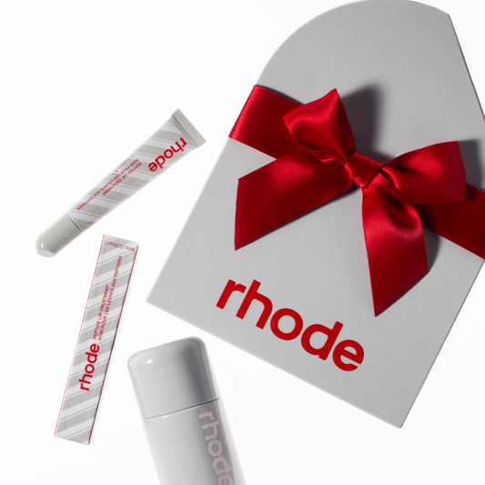 Rhode Holiday Duo Glazing Milk and Peptide Lip Treatment in Peppermint Glaze Limited Edition