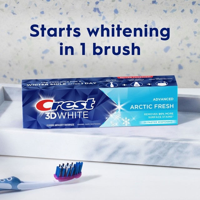 Ready Stock Crest 3D White Whitening Toothpaste 3.3 OZ Advanced Arctic Fresh