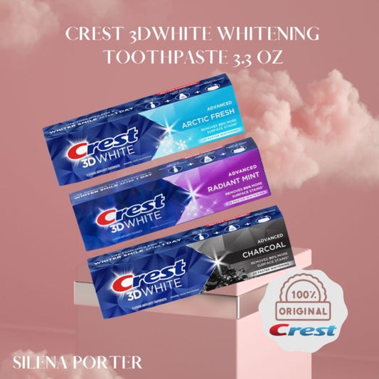 Ready Stock Crest 3D White Whitening Toothpaste USA 3.3 OZ