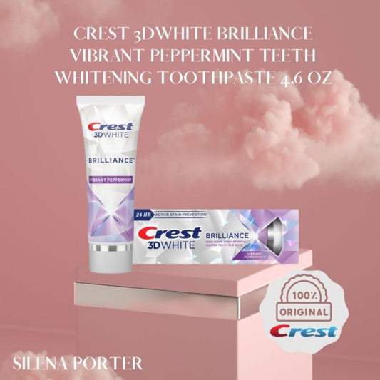 Ready Stock Crest 3D White Brilliance Toothpaste 4.6 Oz Whitening