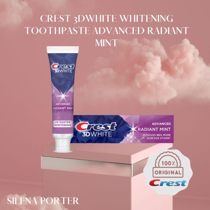Ready Stock Crest 3D White Whitening Toothpaste USA 3.3 OZ