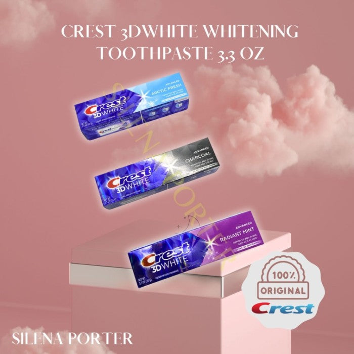 Ready Stock Crest 3D White Whitening Toothpaste USA 3.3 OZ